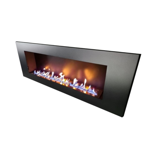 Биокамин "Русский огонь" Лофт 1800V встраиваемый с декоративным стеклом (стемалитом)