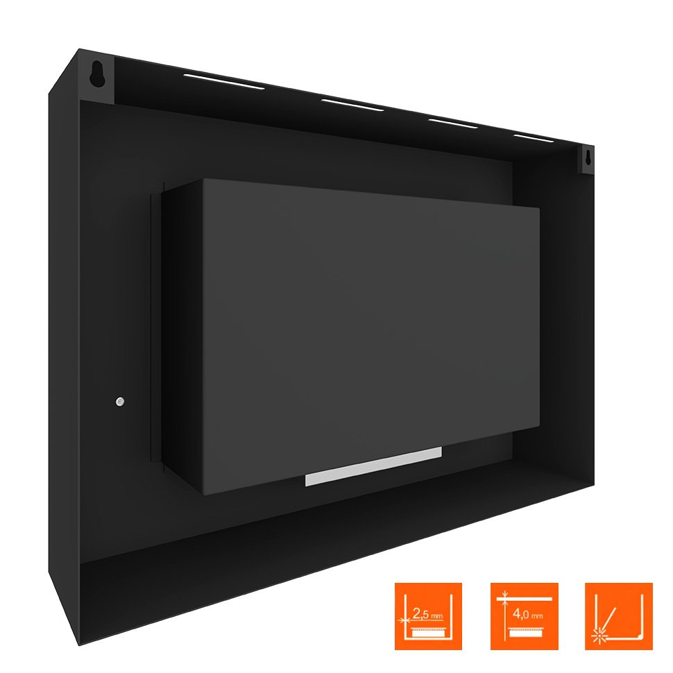 Биокамин SteelHeat WALL GRAND 900 LITE черный, стекло, стемалит по цене 34 755 руб.