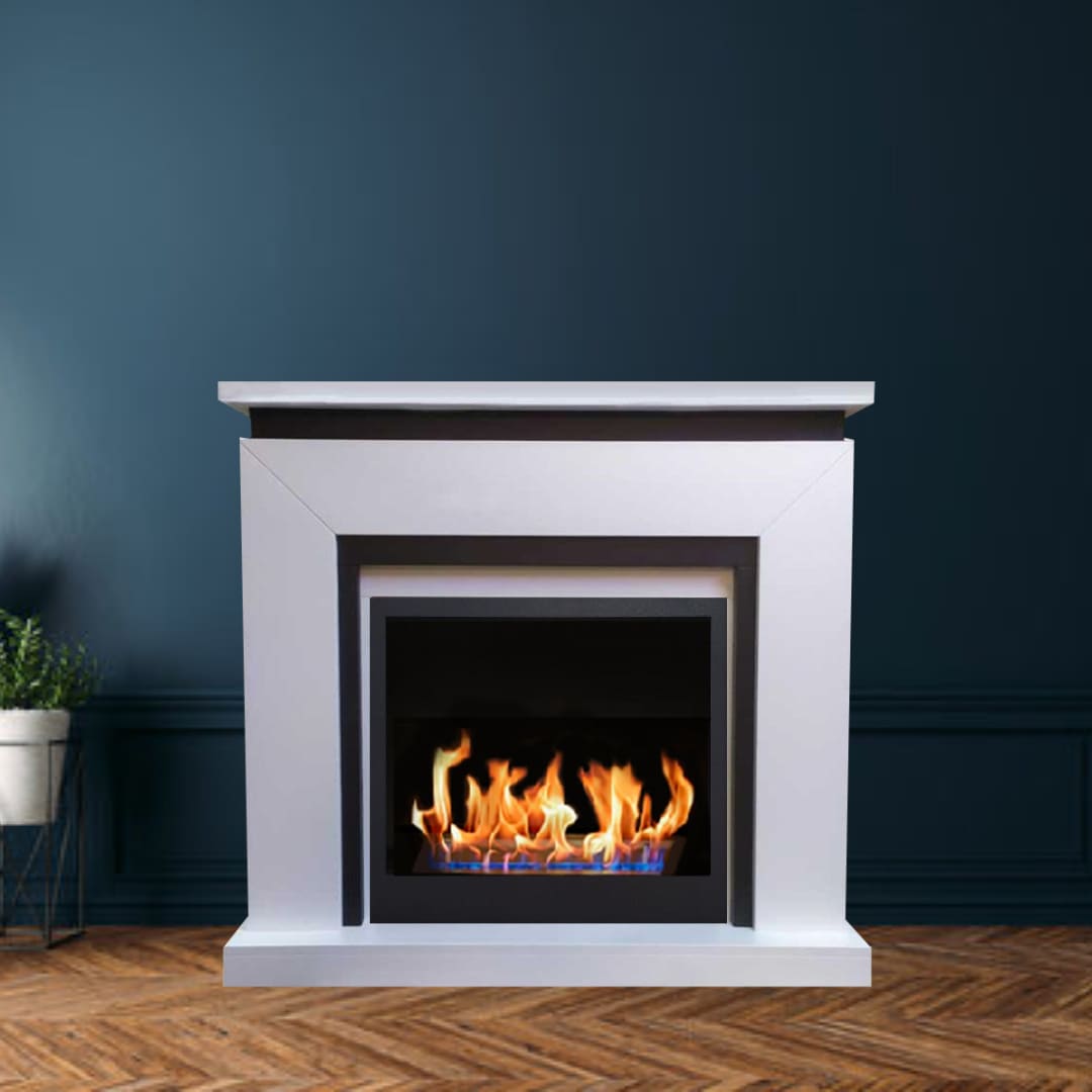 Биокамин в портале "Русский огонь" Афрам с декоративным стеклом (стемалитом) по цене 79 200 руб.