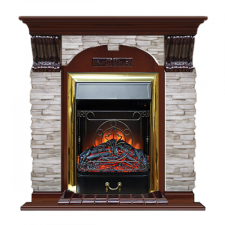 Арочный Мисхор (красное дерево)+Majestic Brass