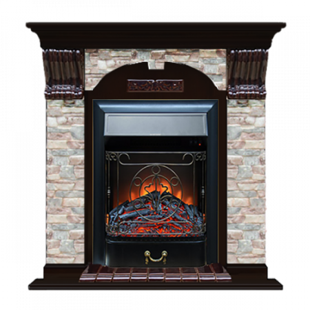 Арочный Грот цветной (венге)+Majestic Black