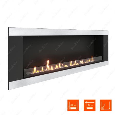 Биокамин SteelHeat LONG-H 1500 XL стекло Биокамин SteelHeat LONG-H 1500 XL стекло по цене 61 680 руб.