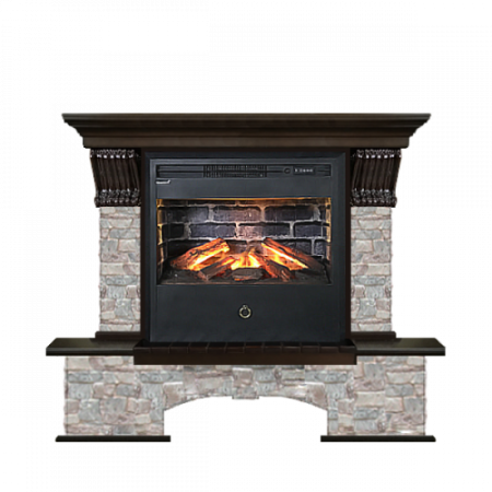 Бостон грот цветной (темный дуб)+Samba 3D Бостон грот цветной (темный дуб)+Samba 3D