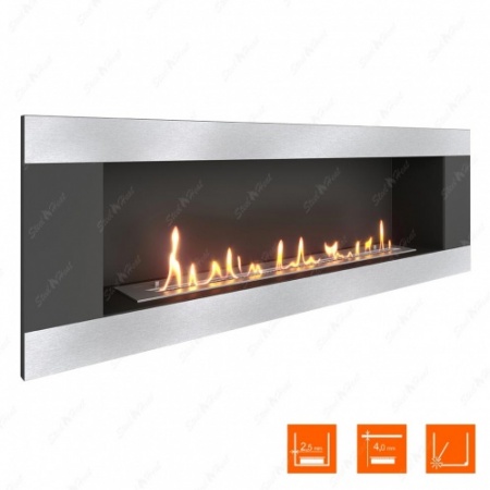 Биокамин SteelHeat LONG-H 1200 XL по цене 40 144 руб.