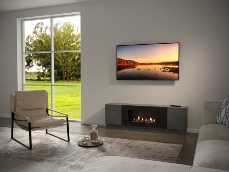 Тумба универсальная Lux Fire "Байкал" 1600, графит, с биокамином 900 Тумба универсальная Lux Fire "Байкал" 1600, графит, с биокамином 900 по цене 73 854 руб.